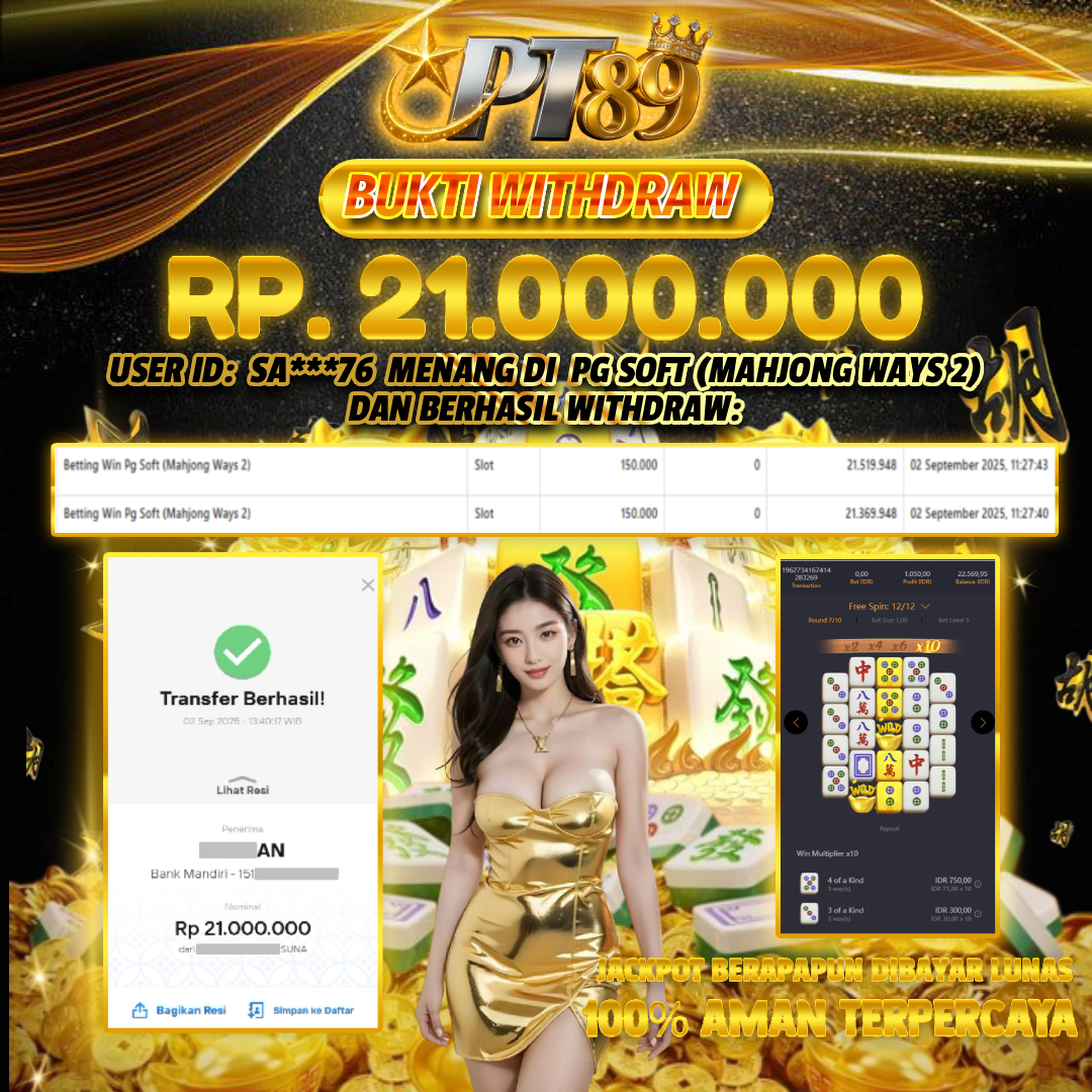 BUKTI WITHDRAW Mahjong Ways 2