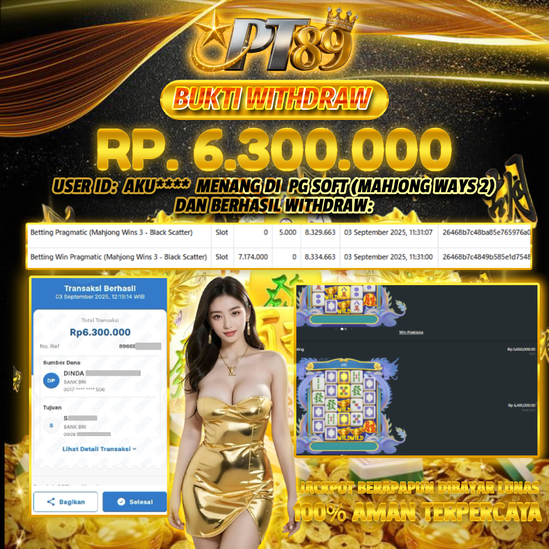 BUKTI WITHDRAW Mahjong Wins 3 - Black Scatter