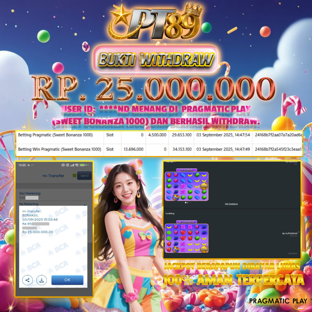 BUKTI WITHDRAW Sweet Bonanza