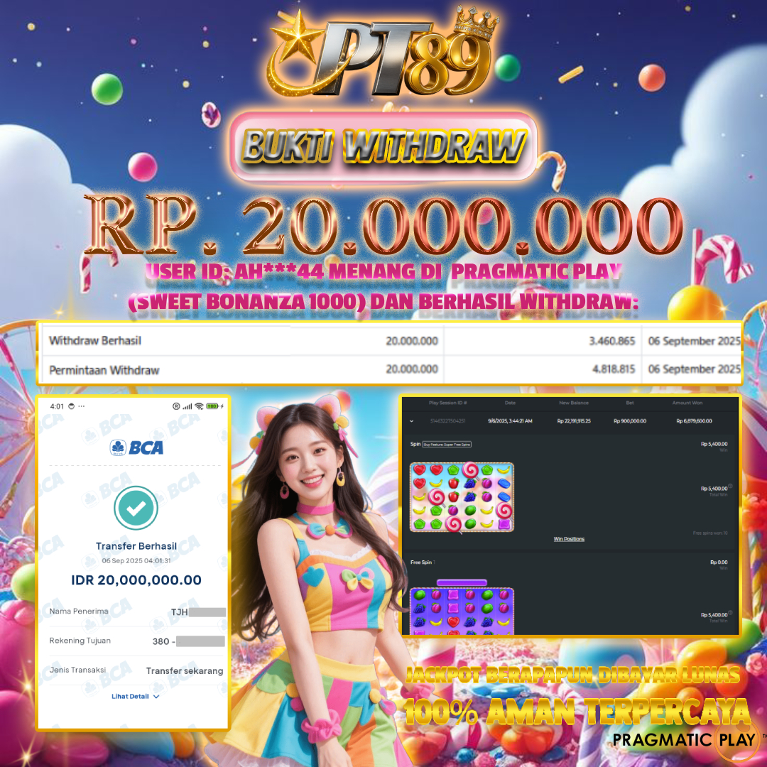 BUKTI WITHDRAW Sweet Bonanza - Pragmatic