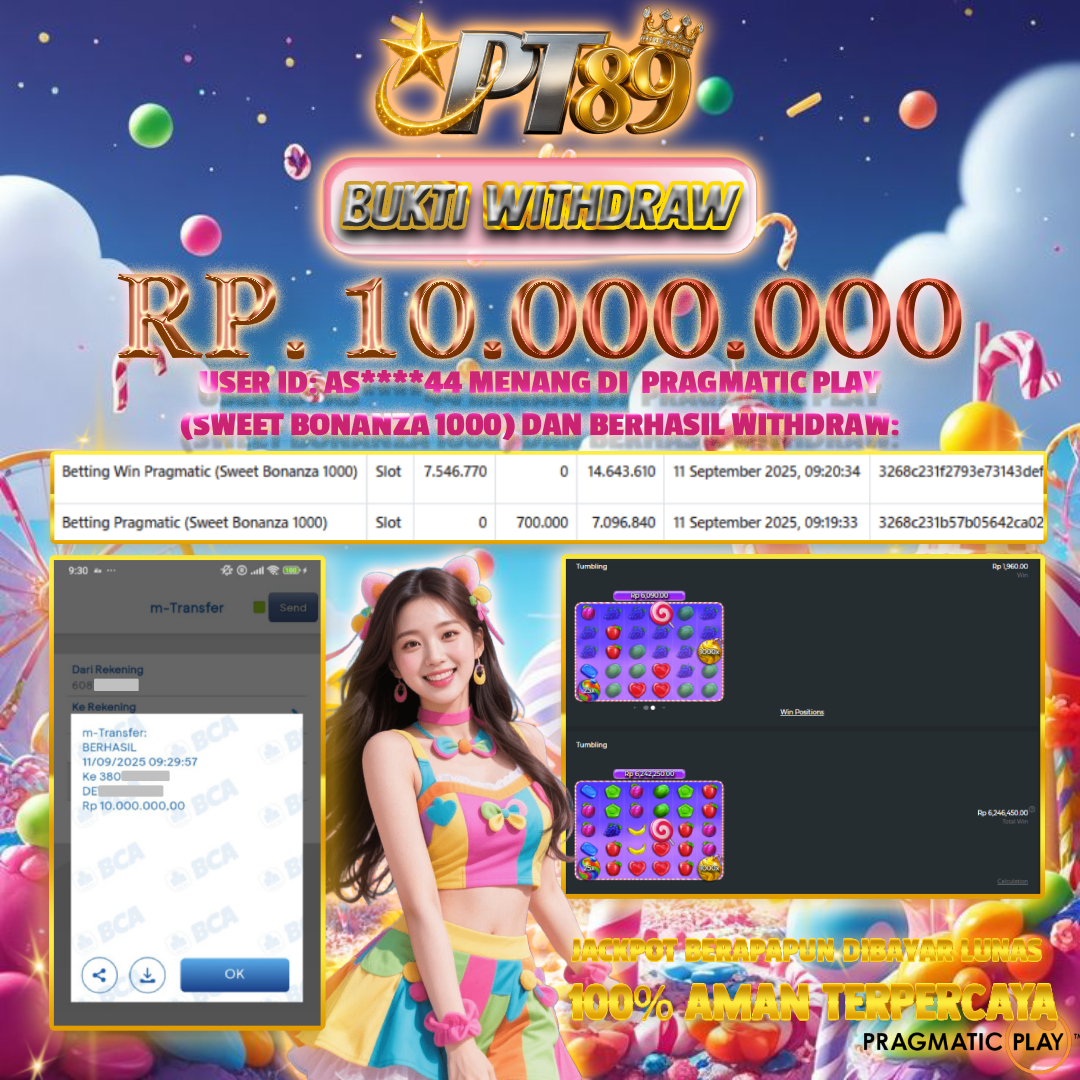 BUKTI WITHDRAW Sweet Bonanza 1000 - Pragmatic	