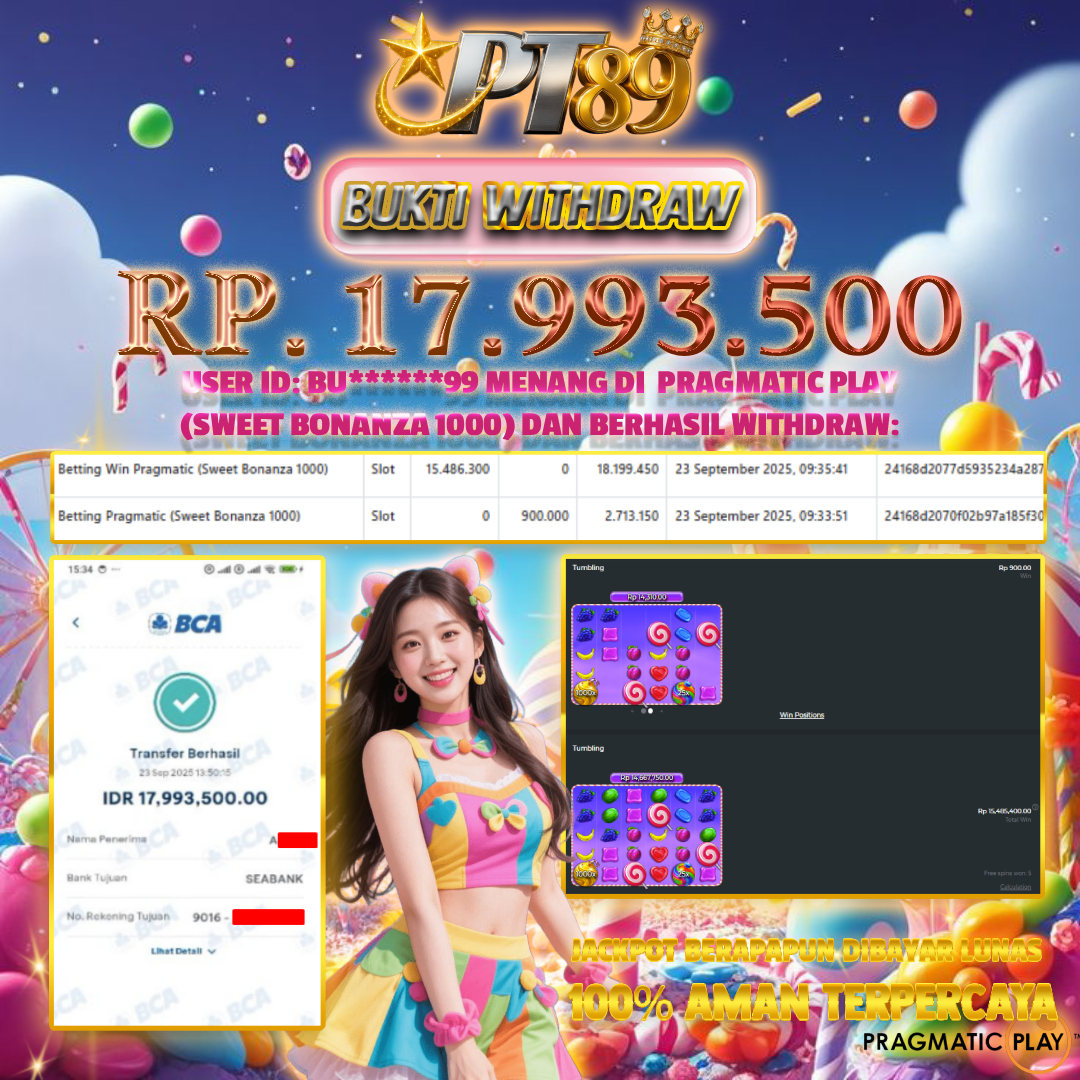 BUKTI WITHDRAW Sweet Bonanza 1000 - Pragmatic	