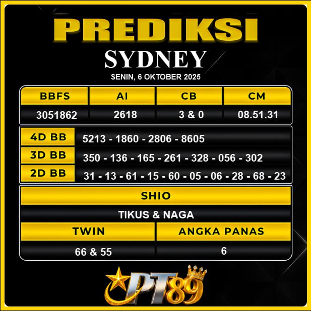PREDIKSI TOGEL PT89	