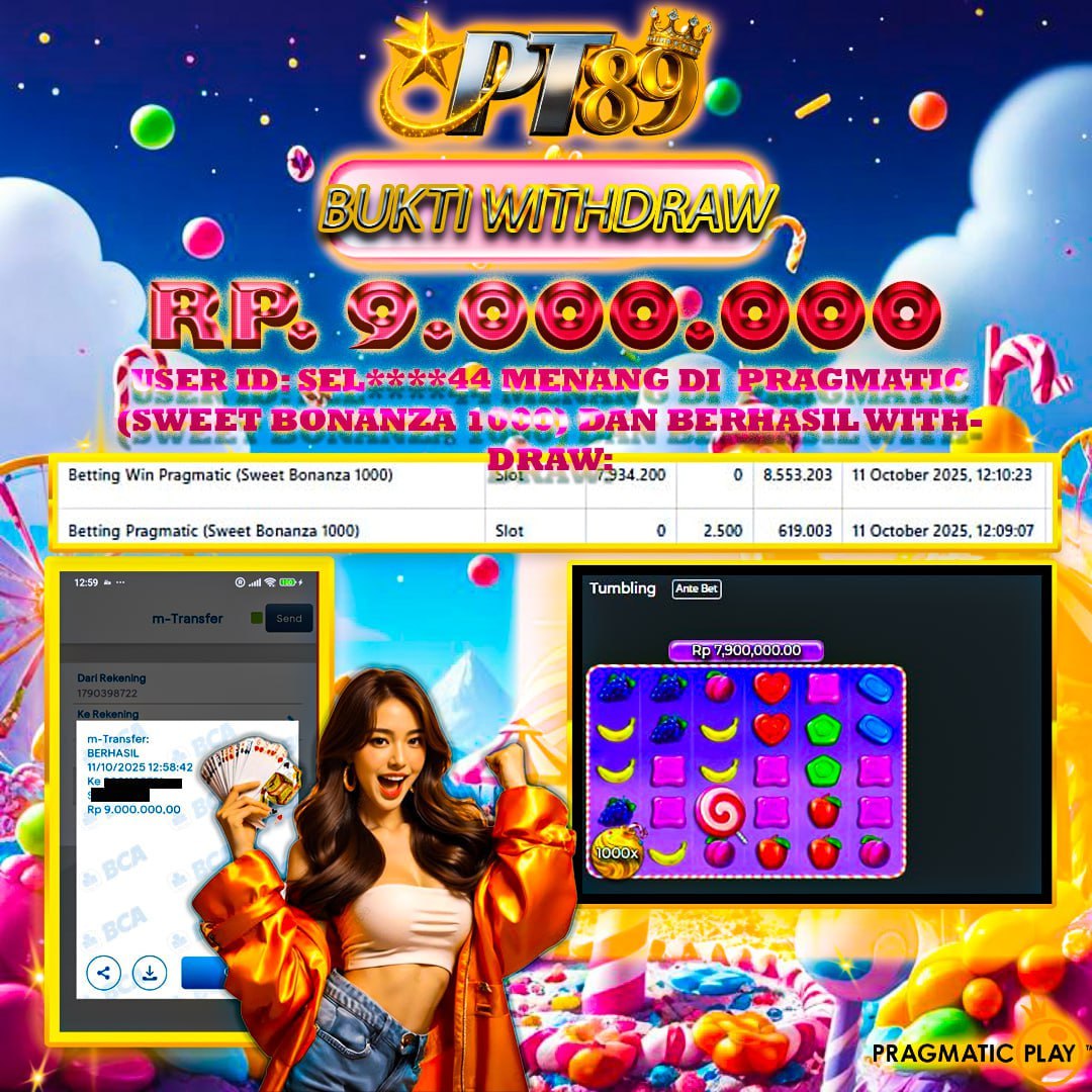 BUKTI WITHDRAW Sweet Bonanza 1000 - Pragmatic	