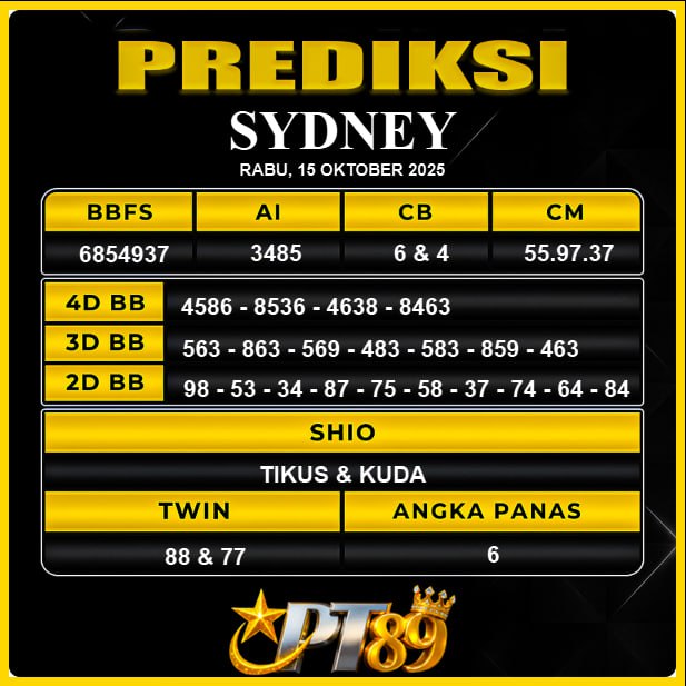 PREDIKSI TOGEL PT89	