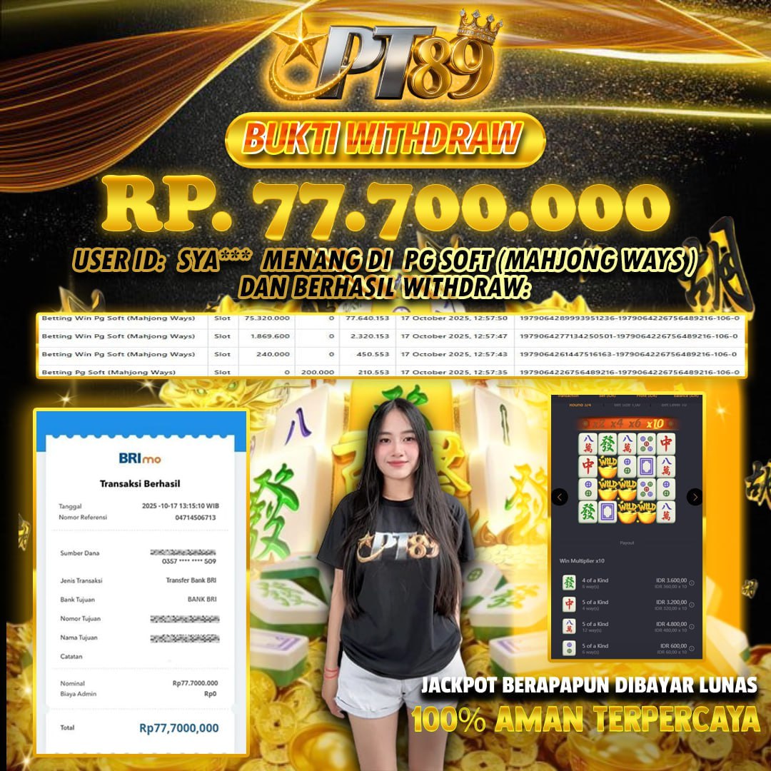 BUKTI WITHDRAW Mahjong Ways 🀄- PG Soft	
