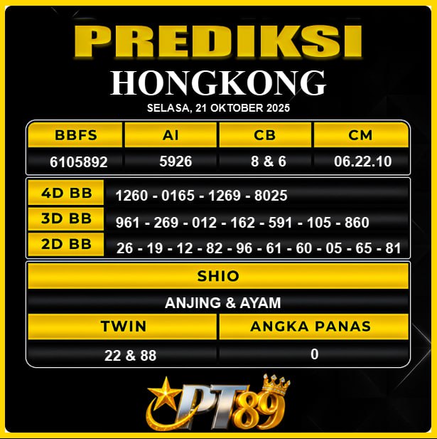 PREDIKSI TOGEL PT89	