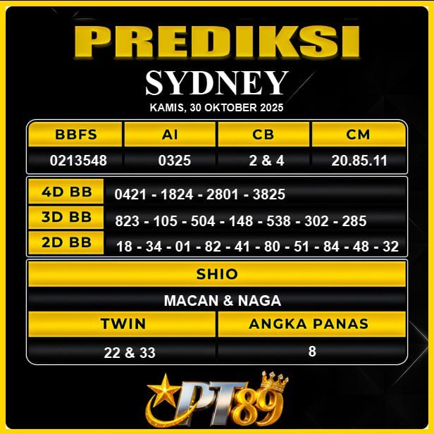 PREDIKSI TOGEL PT89	
