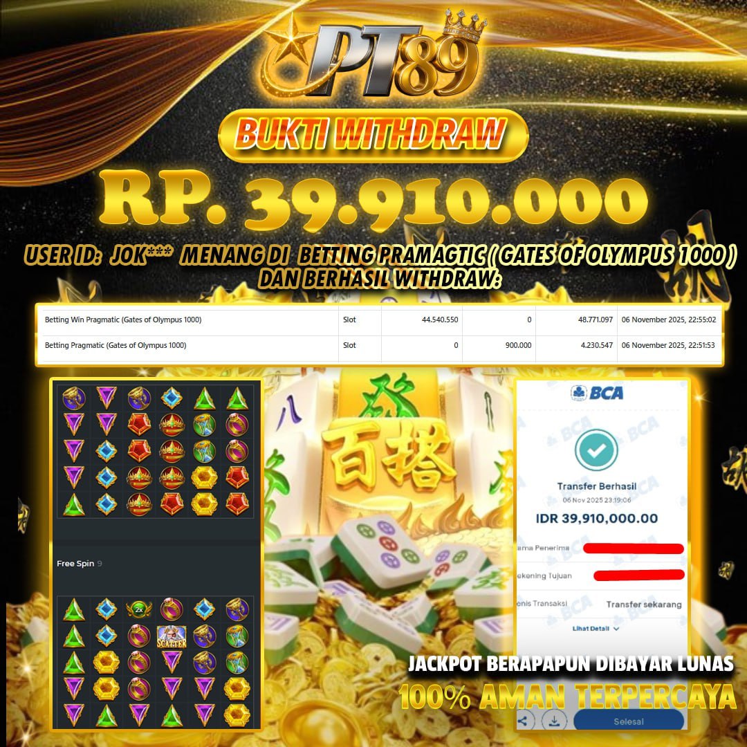 BUKTI WITHDRAW Gates Of Olyumpus 1000 - Pragmatic	