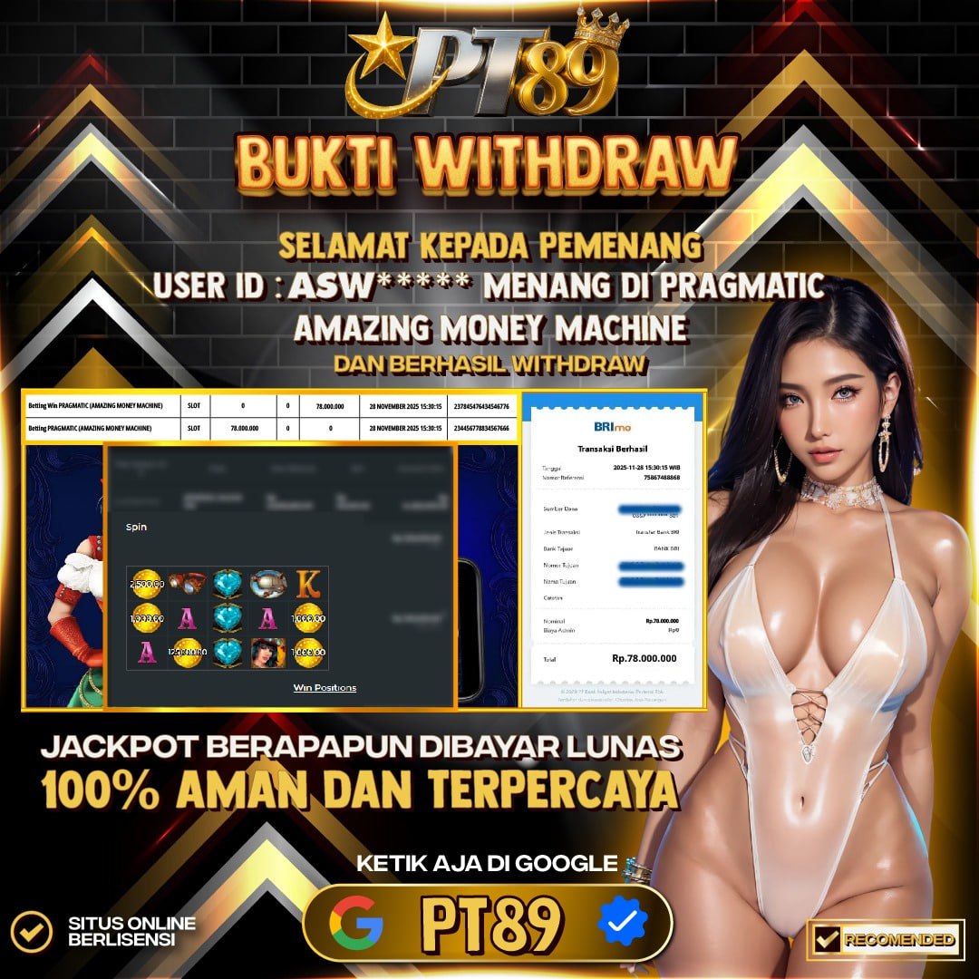BUKTI WITHDRAW Amazing Money Machine - Pragmatic	