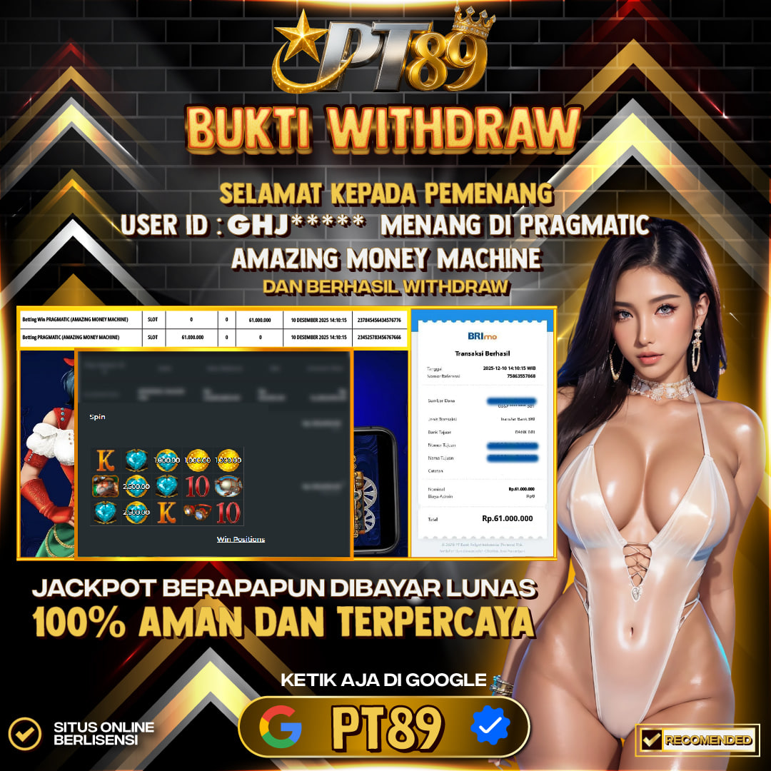 BUKTI WITHDRAW Amazing Money Machine - Pragmatic Play