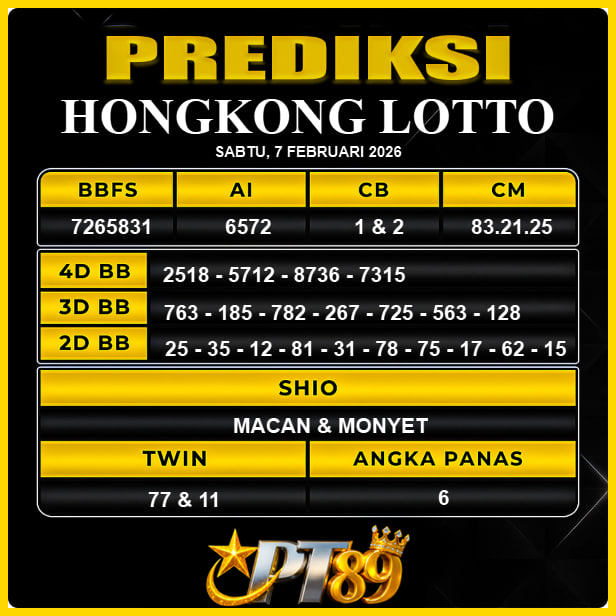PREDIKSI TOGEL PT89