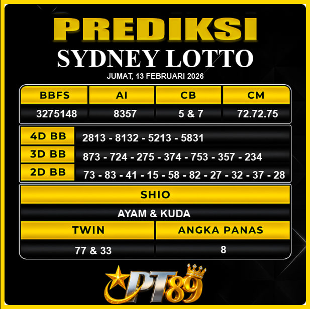 PREDIKSI TOGEL PT89