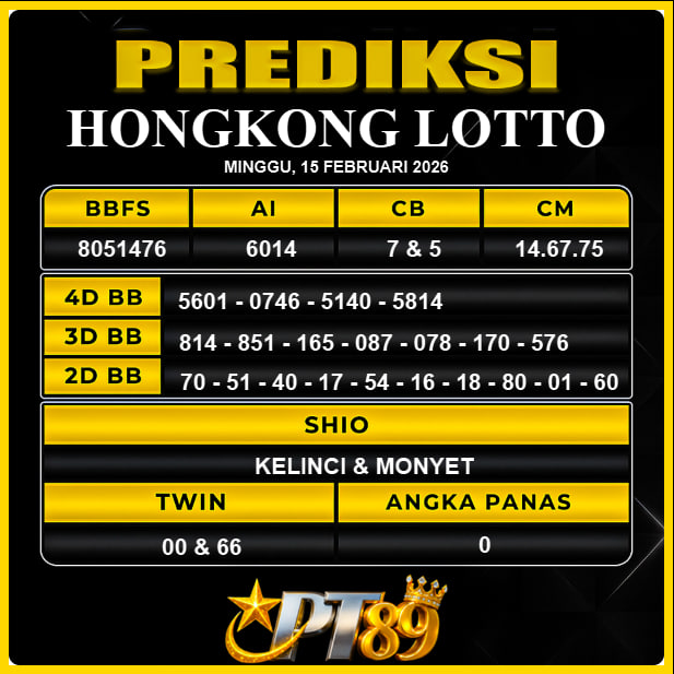 PREDIKSI TOGEL PT89
