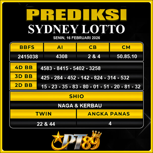 PREDIKSI TOGEL PT89