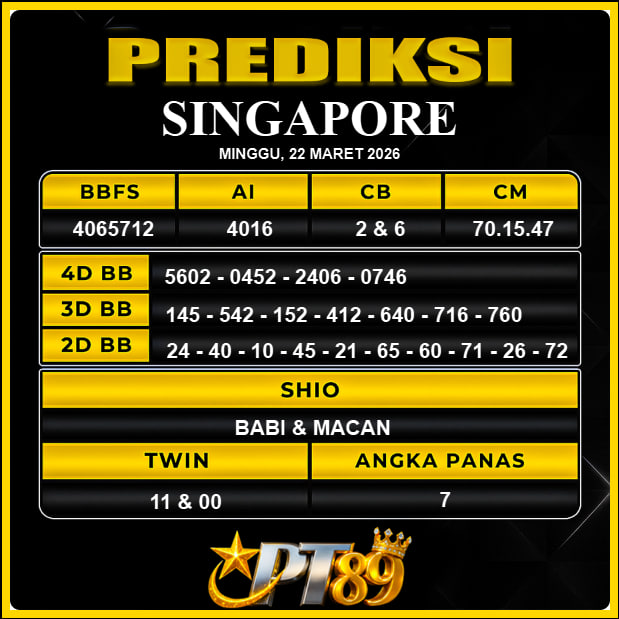 PREDIKSI TOGEL PT89