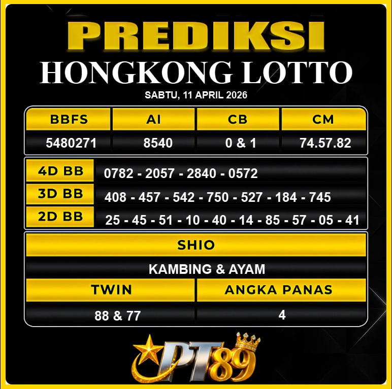 PREDIKSI TOGEL PT89