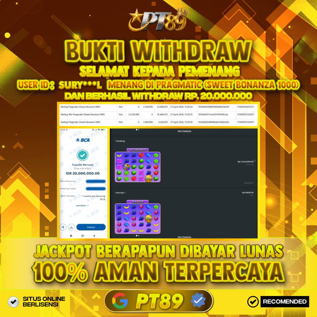 BUKTI WITHDRAW Sweet Bonanza 1000 - Pragmatic