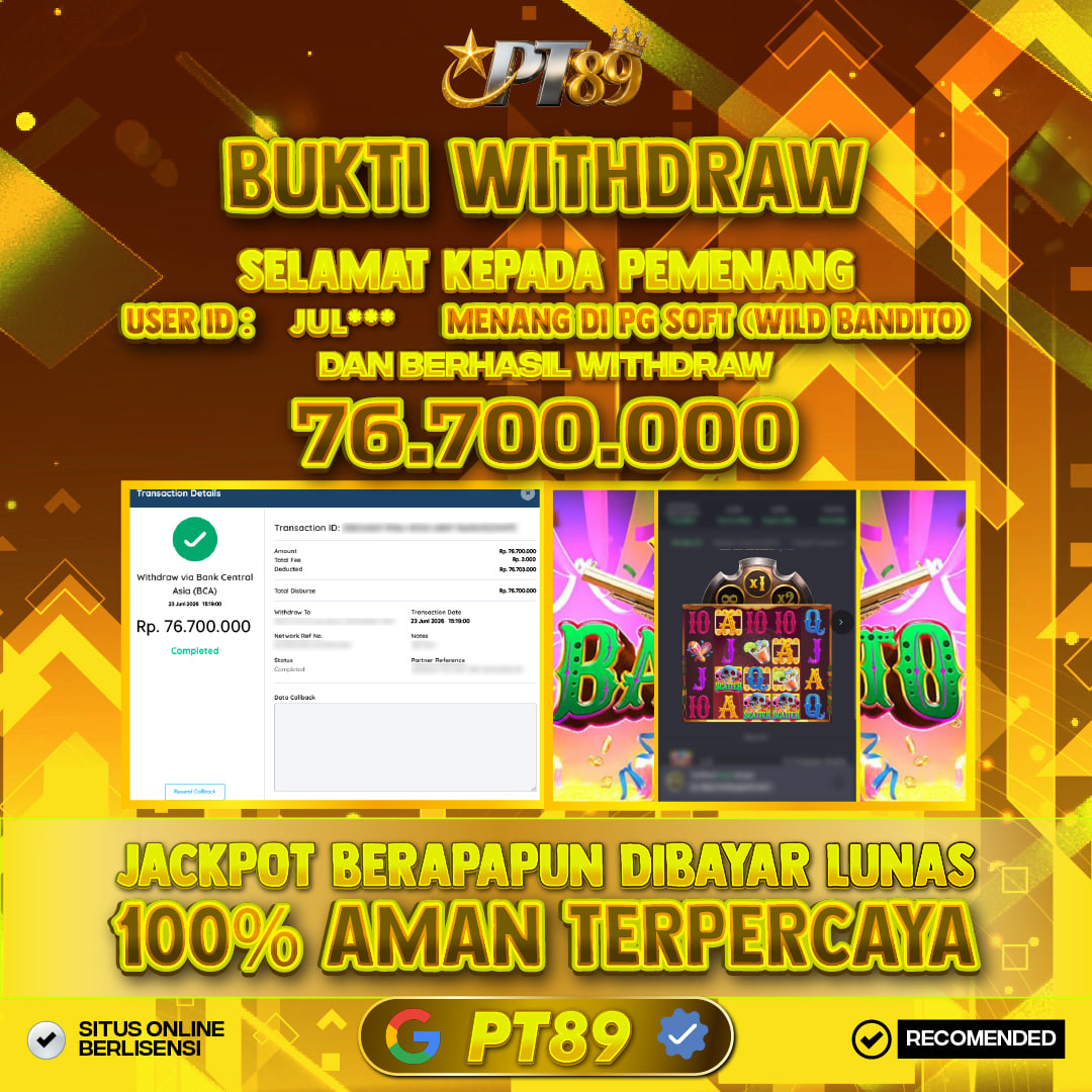 BUKTI WITHDRAW Wild Bandito - Pg Soft