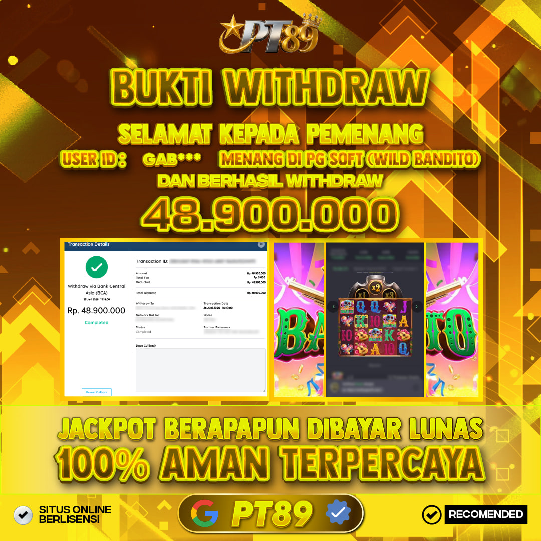 BUKTI WITHDRAW Wild Bandito - Pg Soft