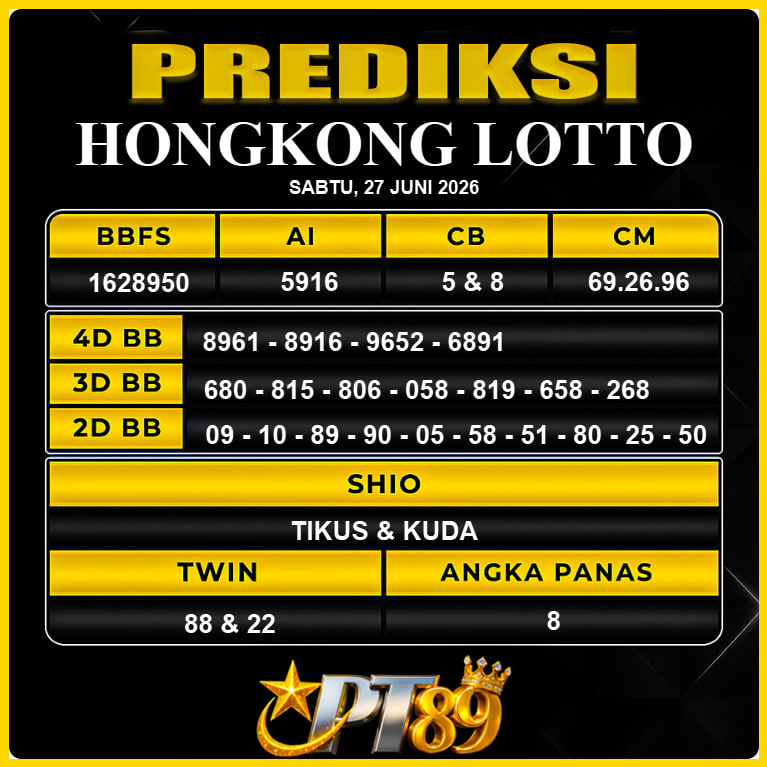PREDIKSI TOGEL PT89