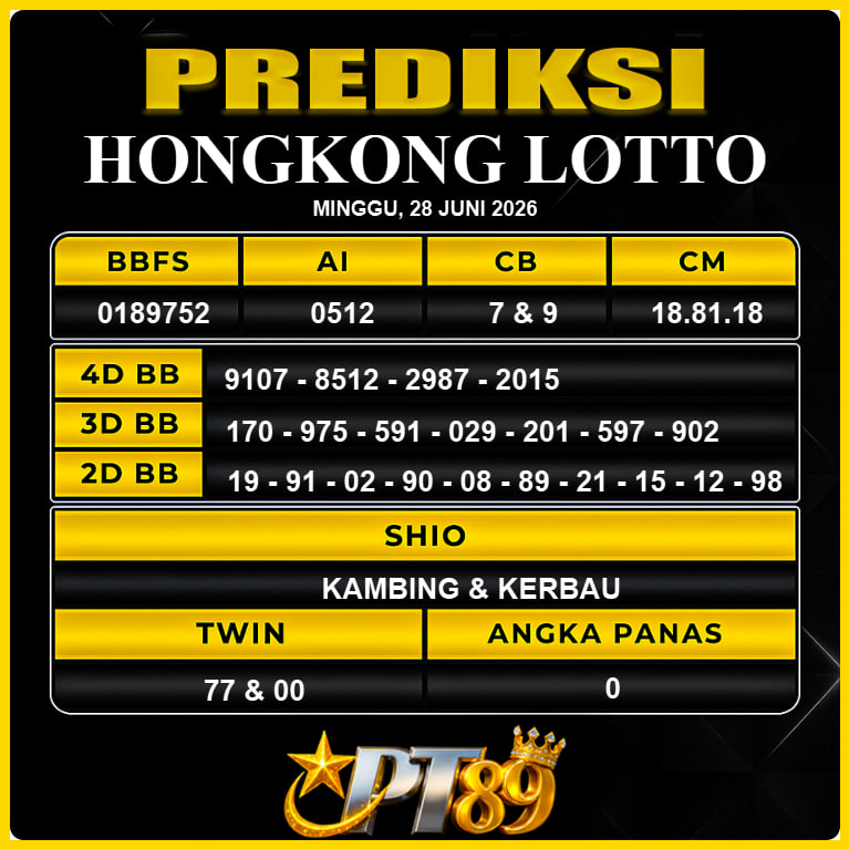 PREDIKSI TOGEL PT89