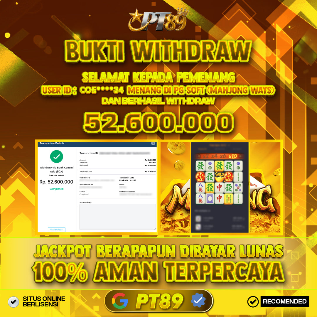 BUKTI WITHDRAW Mahjong Ways - Pg Soft
