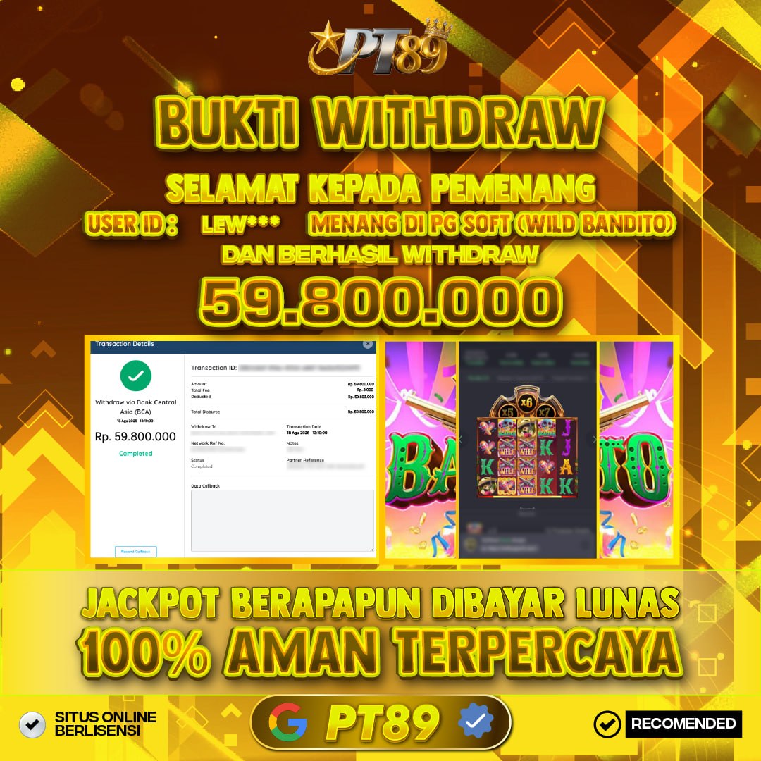 BUKTI WITHDRAW Wild Bandito - Pg Soft