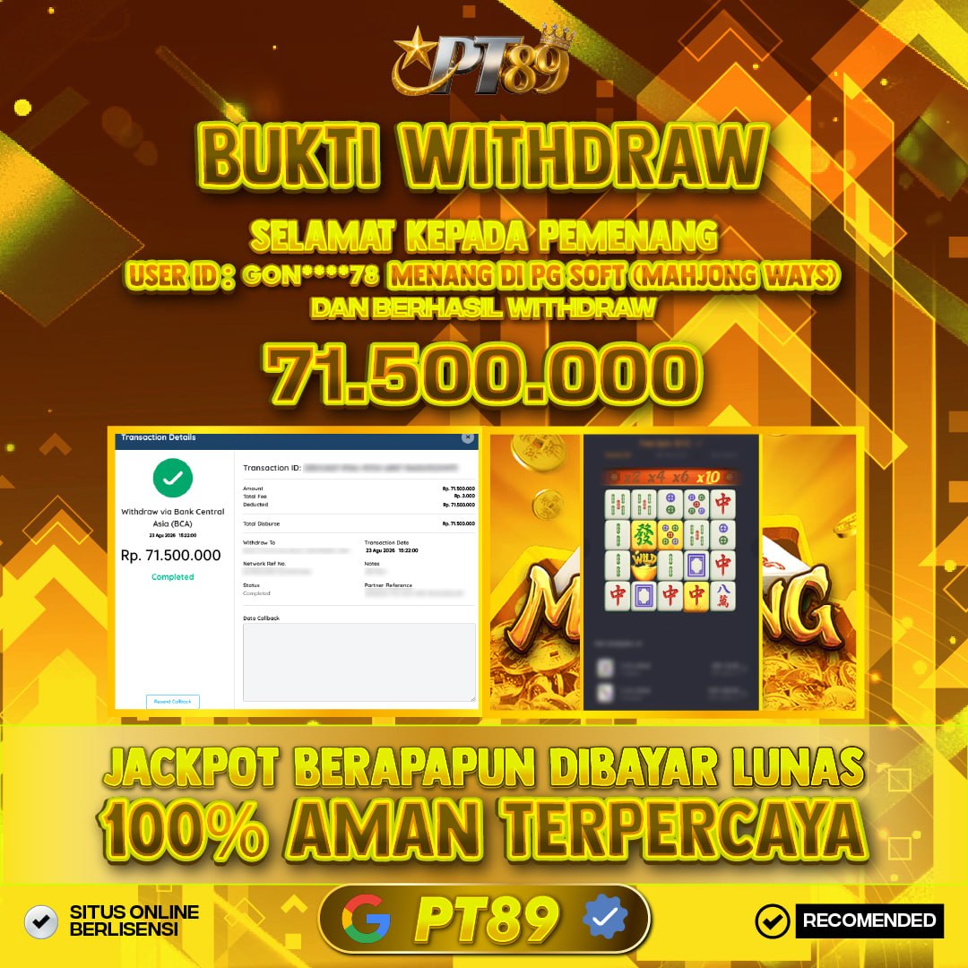BUKTI WITHDRAW Mahjong Ways - Pg Soft