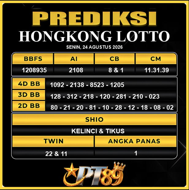 PREDIKSI TOGEL PT89