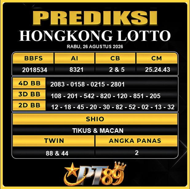 PREDIKSI TOGEL PT89