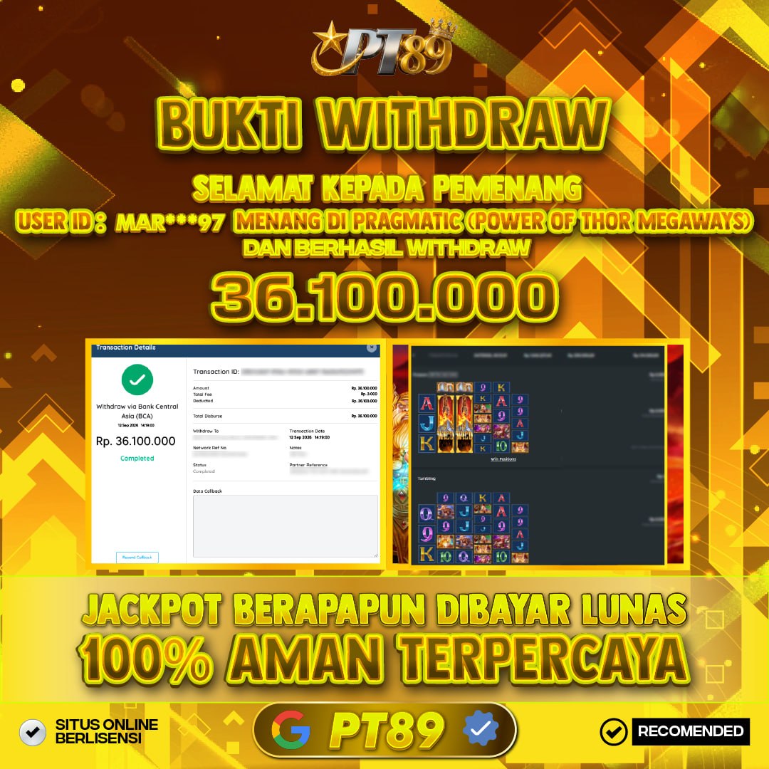 BUKTI WITHDRAW Power Of Thor Megaways - Pragmatic