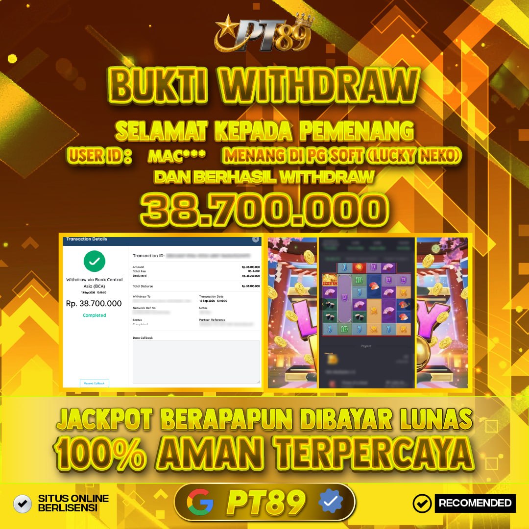 BUKTI WITHDRAW Lucky Neko - Pg Soft